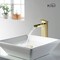 Kibi Waterfall Single Handle Bathroom Vessel Sink Faucet KBF1005BG - alternate 7